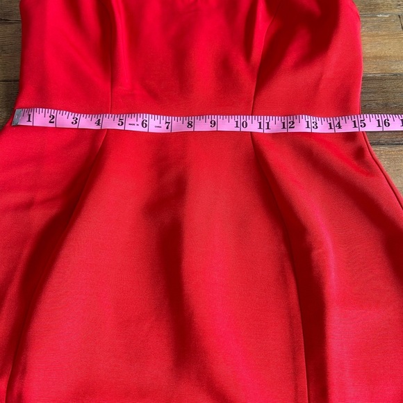 ASOS Red Sleeveless Cocktail Mini Dress - Picture 8 of 12